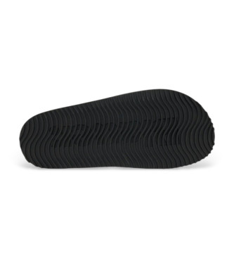 Blauer Opal04 Sandales noires