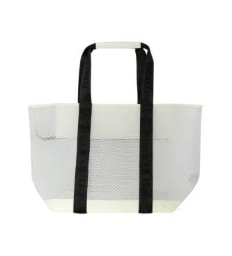 Blauer Gofan 01 shopper in rete bianca