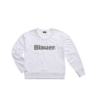 Blauer Bluza gotycka Champey biała