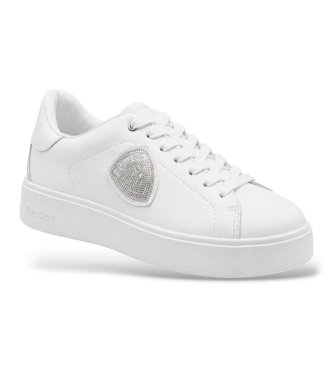 Blauer White leather Victory sneakers