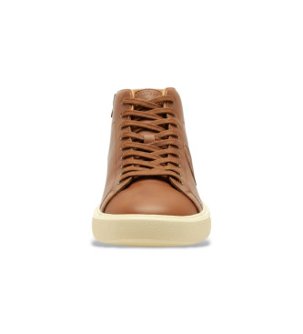 Blauer Buck leren sportschoenen bruin