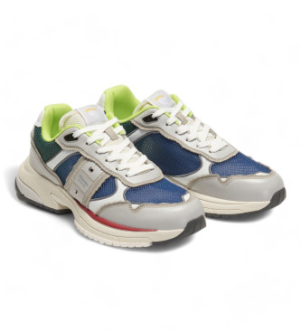 Blauer Sapatos de couro Eagle 02 Running multicoloridos