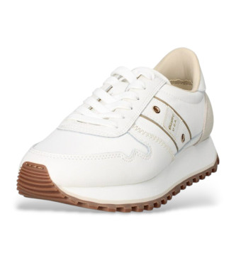 Blauer Millen 03 - Baskets en cuir blanc