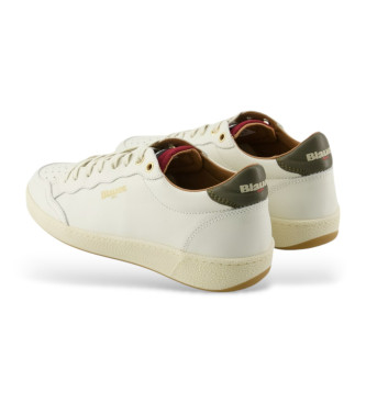 Blauer Zapatillas de Piel Murray01 blanco roto