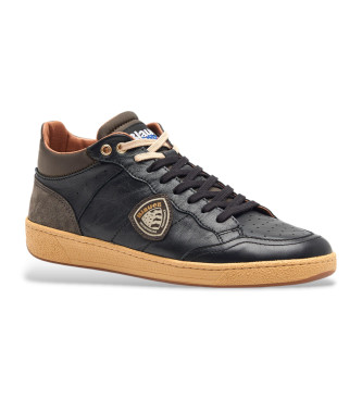 Blauer Murray10 Tnis de couro preto