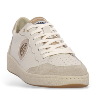 Blauer Zapatillas de Piel Olympia11 beige