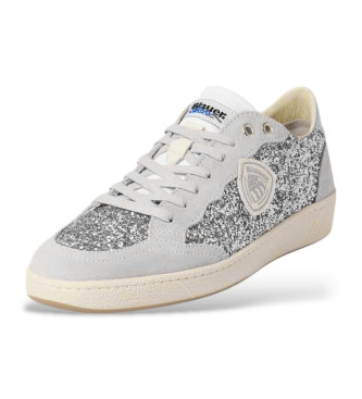 Blauer Olympia11 Sneakers in pelle argento