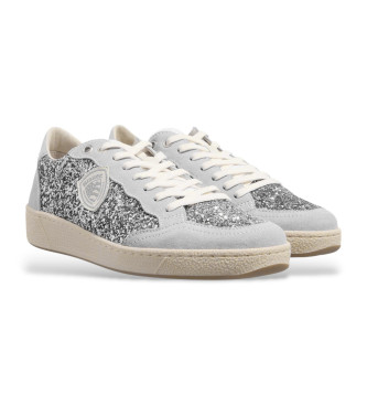 Blauer Olympia11 Sneakers in pelle argento