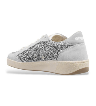 Blauer Olympia11 Sneakers in pelle argento