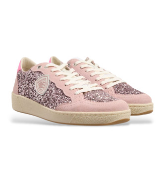 Blauer Zapatillas de Piel Olympia11 rosa