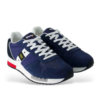 Blauer Tnis de couro Queens01 navy