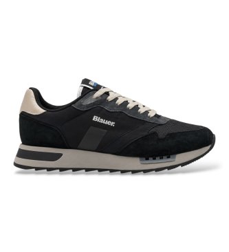 Blauer Tênis de couro Ryder 01 preto