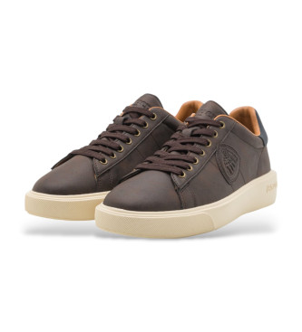 Blauer Zapatillas de piel Scarpa marr�n