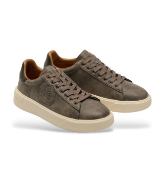 Blauer Zapatillas de piel Scarpa taupe