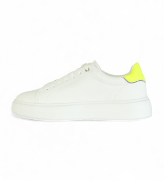 Blauer Sneaker Venus 01 in pelle color crema e giallo