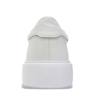 Blauer Sneakers i l�der Venus hvid