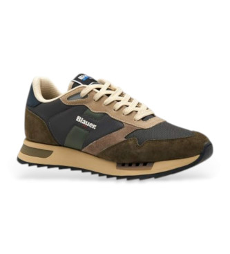 Blauer Ryder chaussures en cuir vert
