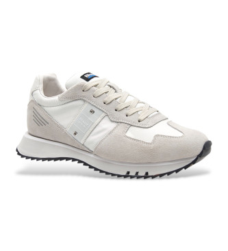 Blauer Zapatillas de piel Tokyo 01 blanco