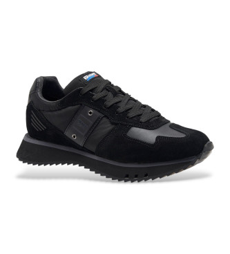 Blauer Sneaker Tokyo 01 in pelle nera