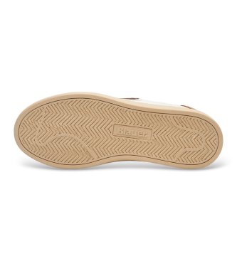 Blauer Beige leather Victory sneakers