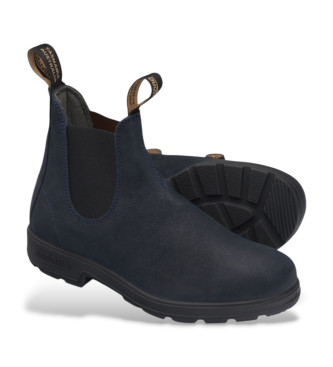 Blundstone Leather Ankle Boots 1912 navy