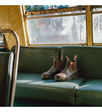 Blundstone Leather Ankle Boots 500 brown