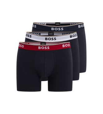 BOSS Lot de 3 boxers 50479121 noir