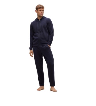 BOSS Tracksuit trousers in cotton blend with matching tone-on-tone logos