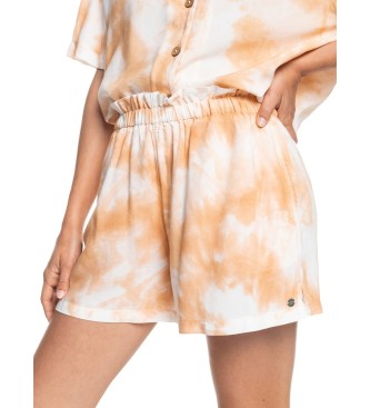 Roxy Shorts Miss Most white, orange
