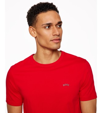 BOSS Regular fit T-shirt in organic cotton with logo