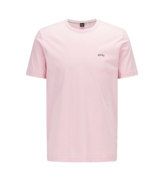 BOSS Regular fit T-shirt 50469062 pink