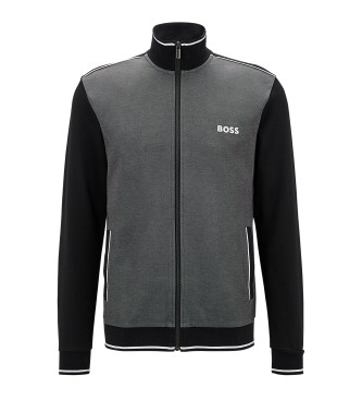 BOSS Homewear jacket 50480554 black, gray