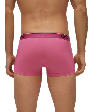 BOSS 3-pack of boxers 50479114 pink, black, khaki