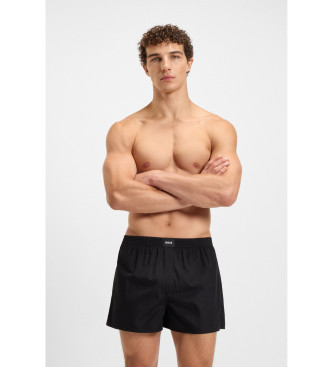 BOSS Set 3 Pyjamasshorts Peach svart