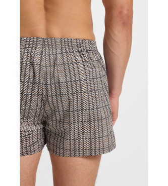 BOSS Set 3 Pyjamasshorts Peach svart