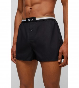 BOSS Pack de 2 Cales Boxer borgonha, preto