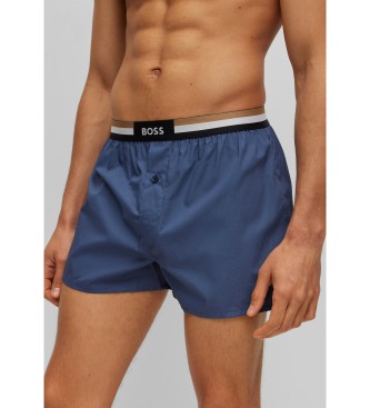 BOSS Pack 2 blaue Pyjama-Shorts