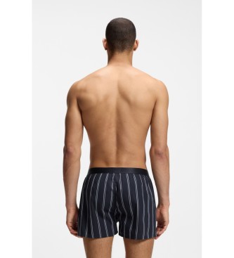 BOSS Set 2 Boxershorts Logo marinbl�