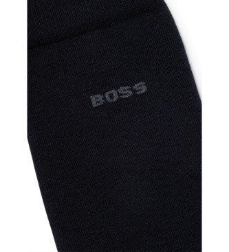 BOSS Set van 2 paar zwarte sokken