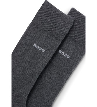 BOSS Pack 2 Pair of Grey Standard Socks