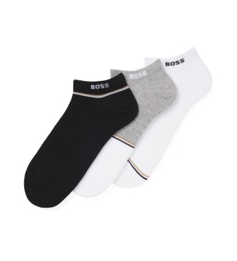BOSS Set di 3 calzini colorblock multicolori