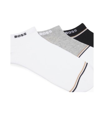 BOSS Set di 3 calzini colorblock multicolori