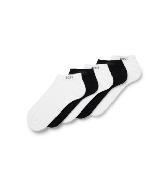 BOSS Paquet de 5 paires de chaussettes As blanc, noir