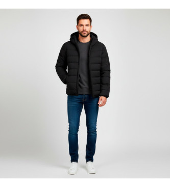 BOSS Abrigo Riplite negro