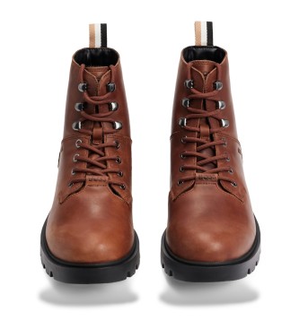 BOSS Bottines en cuir Adley    marron