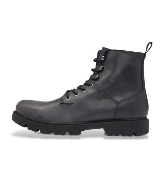 BOSS Botas de couro Adley Preto