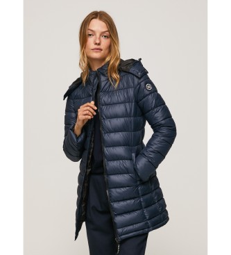Pepe Jeans Quilted coat Agnes navy