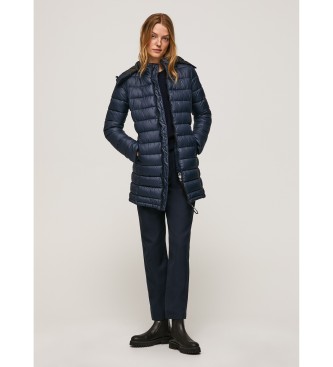 Pepe Jeans Quilted coat Agnes navy