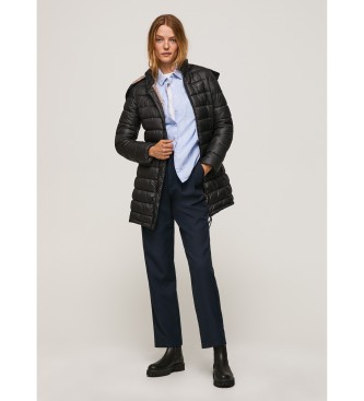 Pepe Jeans Agnes black quilted coat