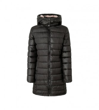 Pepe Jeans Agnes black quilted coat